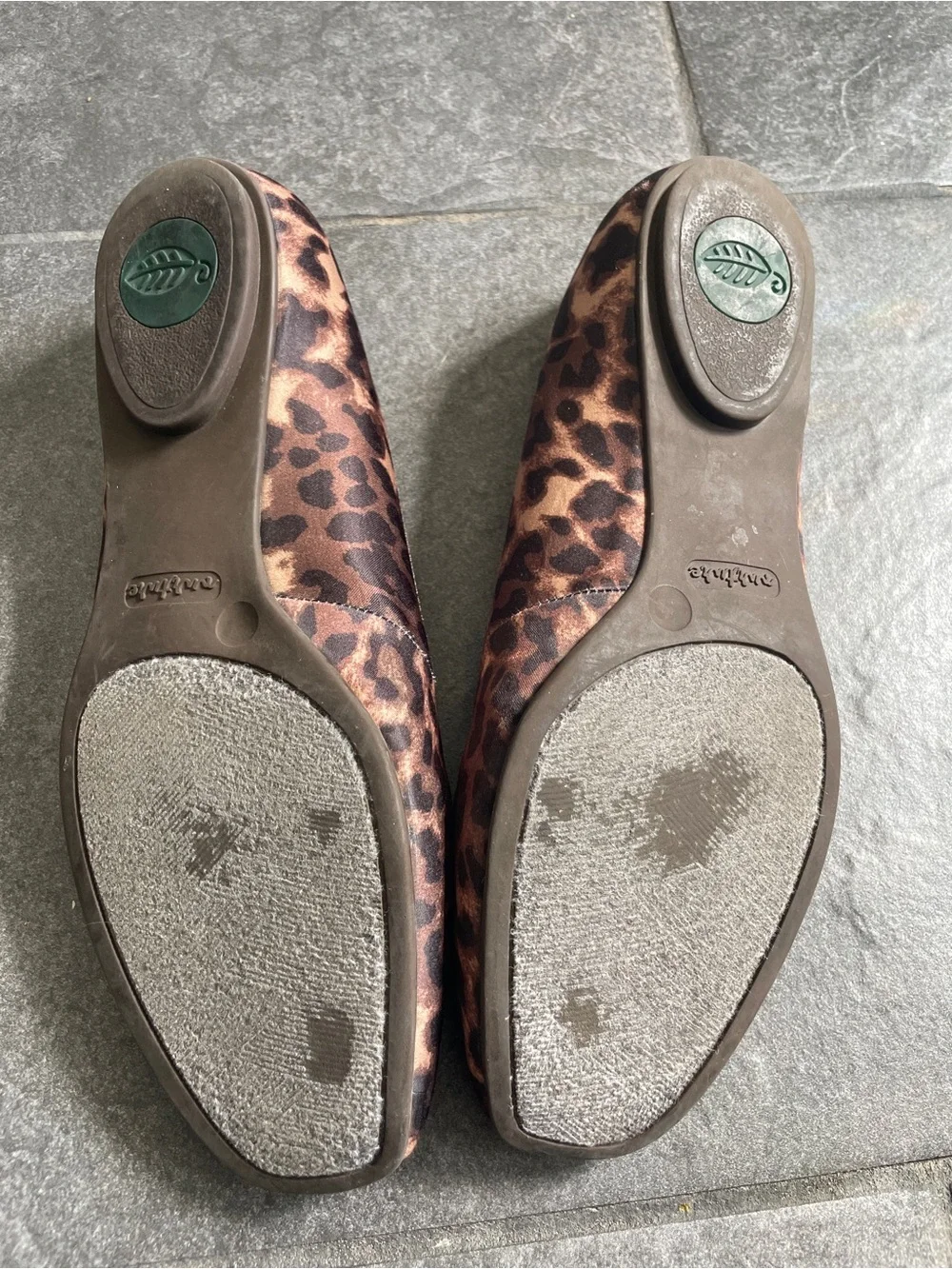 Nurture Leopard Square Toed Ballet Flats